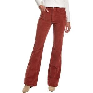 Joe's Jeans Pants Corduroy High-Rise Flare Leg Jeans in Brick Red NWT 32